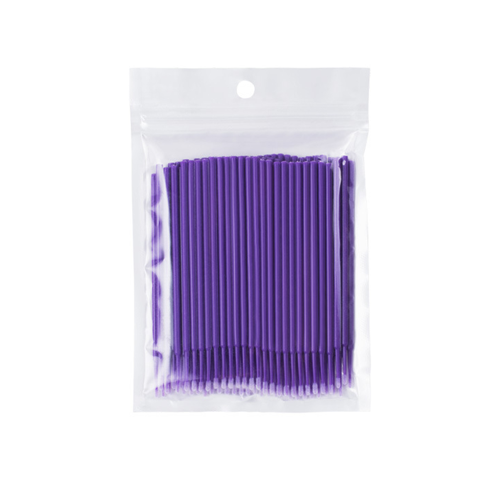 HPNESS Micro Brush 100 packs/bag (Purple)